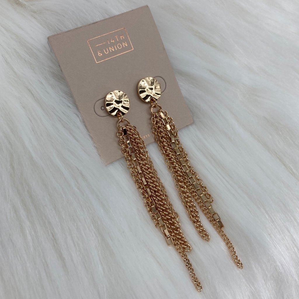14th Union - Nwt Golden Dangle Earrings 10$